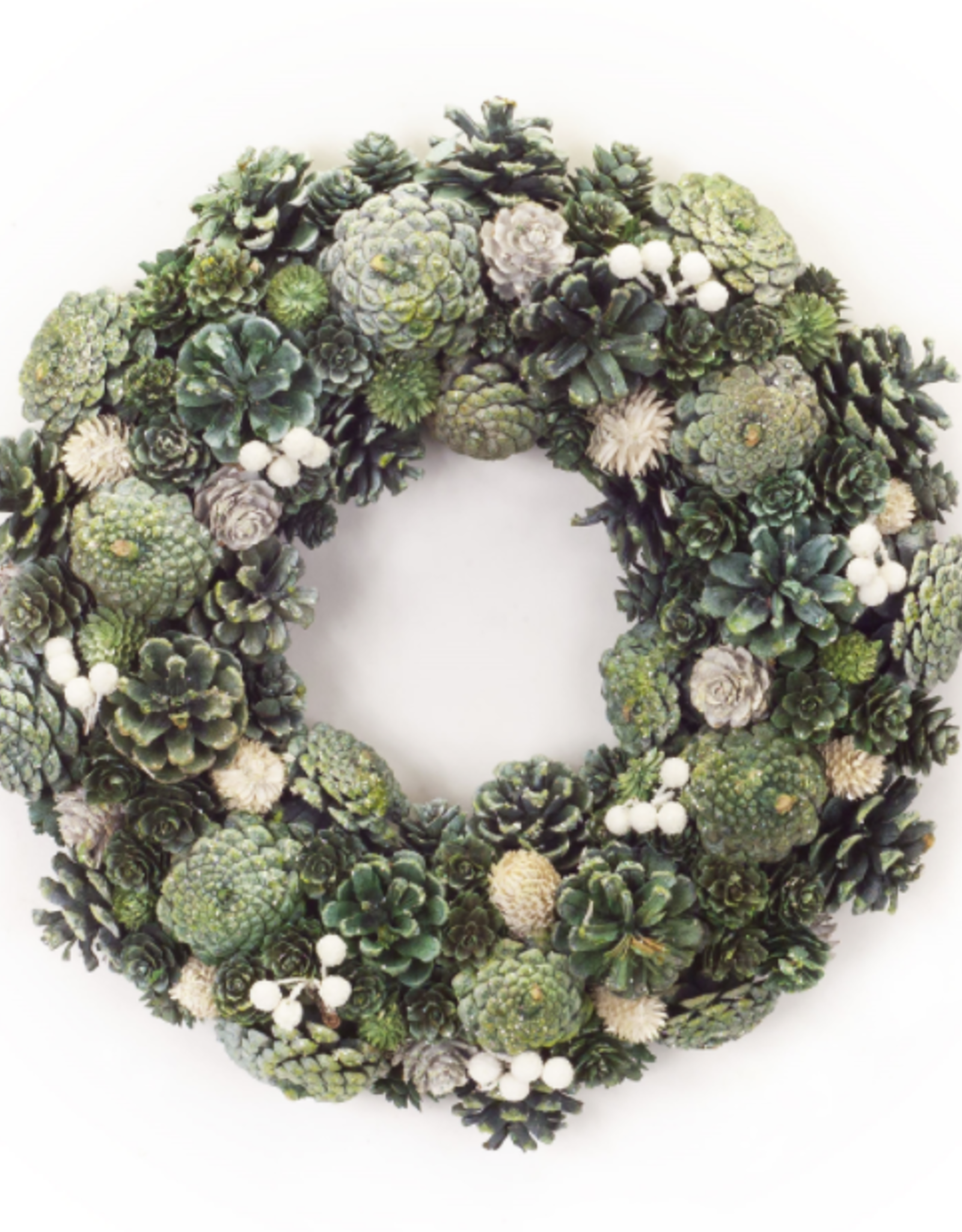 Melrose International Pine Cone Wreath (Set of 2) 13"D Cones