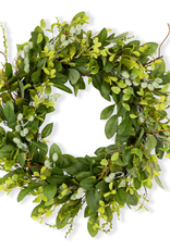 Melrose International Mixed Foliage Wreath 30"D Fabric