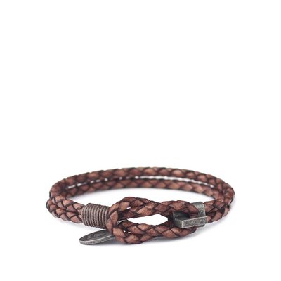 Gnome & Bow Gnome & Bow Smith Antique Braided Leather Bracelet Gnome & Bow Gnome & Bow Smith Antique Braided Leather Bracelet