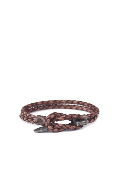 Gnome & Bow Smith Antique Braided Leather Bracelet