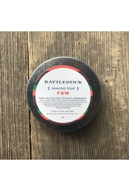 Rattlestick All Natural Hand Made Beer Shaving Soap