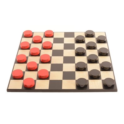 Purling London Purling London Bold Checkers Natural Maple: Classic Red v. Shadow Black Purling London Purling London Bold Checkers Natural Maple: Classic Red v. Shadow Black