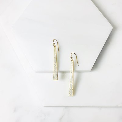 Joya Joya Wangari Earrings White Deco Diamonds Joya Joya Wangari Earrings White Deco Diamonds