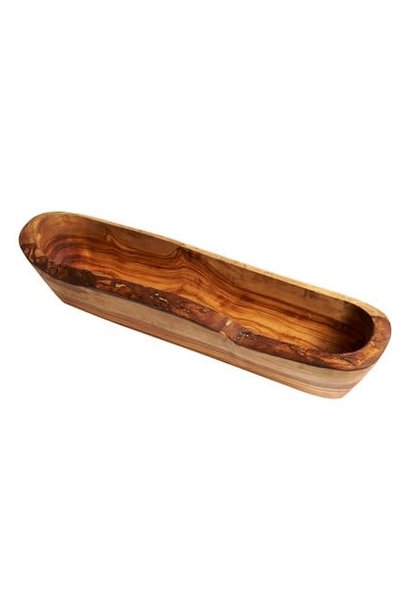 Natural OliveWood Rustic Bread Basket