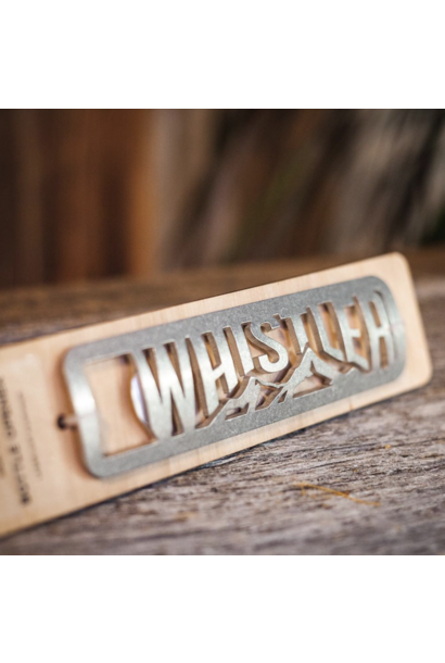 Zootility Whistler Bottle Opener Silver