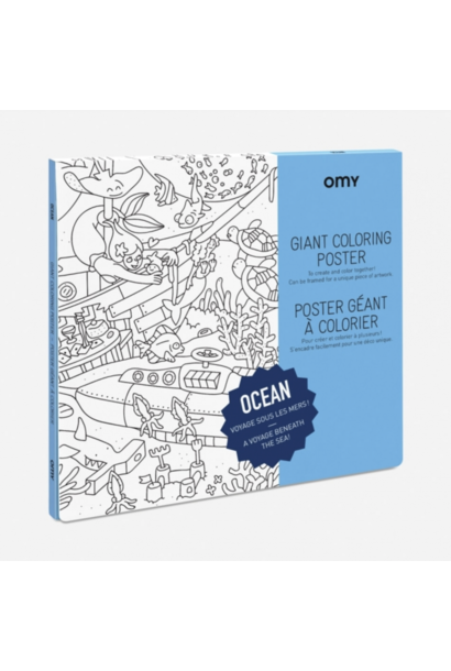 OMY Giant Coloring Poster Ocean