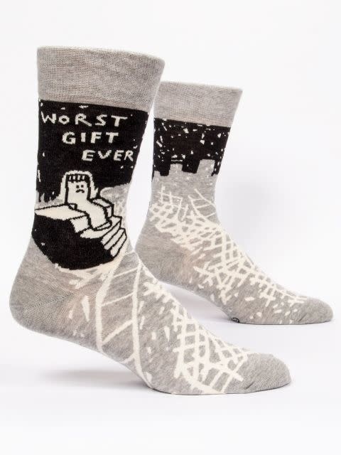 Blue Q Men's Socks Worst Gift Ever-2