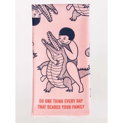 Blue Q Blue Q Dish Towel Scares Your Family Blue Q Blue Q Dish Towel Scares Your Family