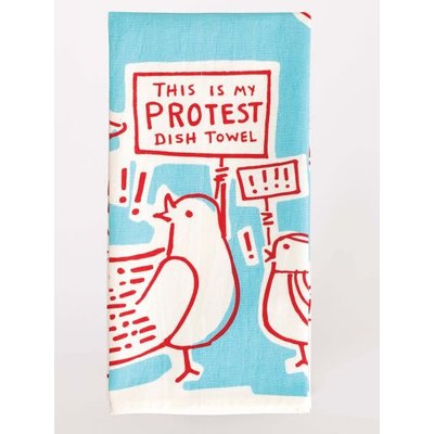 Blue Q Blue Q Dish Towel This is My Protest Towel Blue Q Blue Q Dish Towel This is My Protest Towel