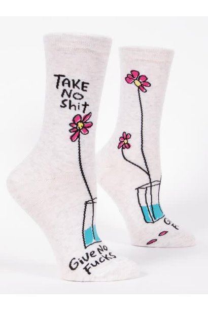 Blue Q Women’s Socks Take No Shit