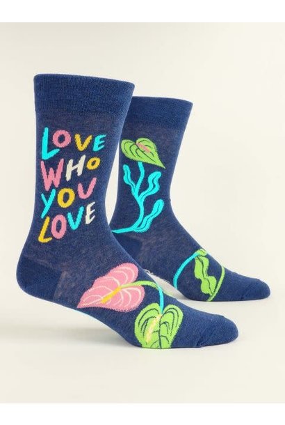 Blue Q Men's Socks Love Who You Love