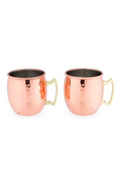 True Hammered Moscow Mule Cooper Mugs 2pk