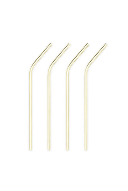 Viski Cocktail Straws Gold