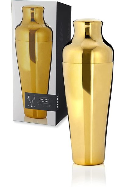 Viski Parisian Cocktail Shaker Gold