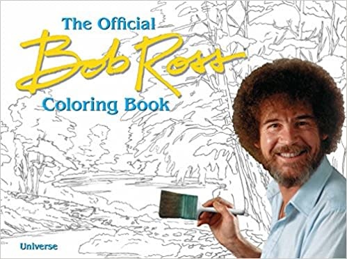 Bob Ross Colouring Book-1