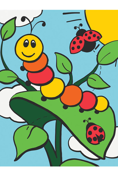 Royal & Langnickel Junior PBN Caterpillar and Ladybugs