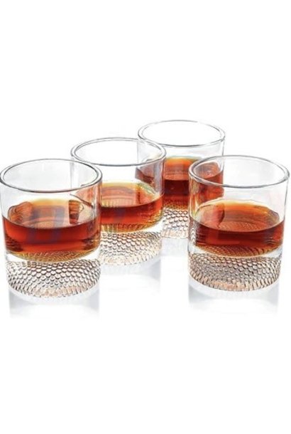 Wine Savant Golf Whiskey Glasses (Set of Four)