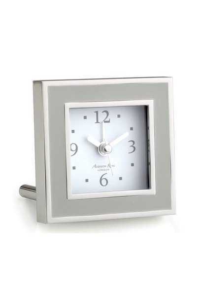 Addison Ross Alarm Clock Chiffon & Silver