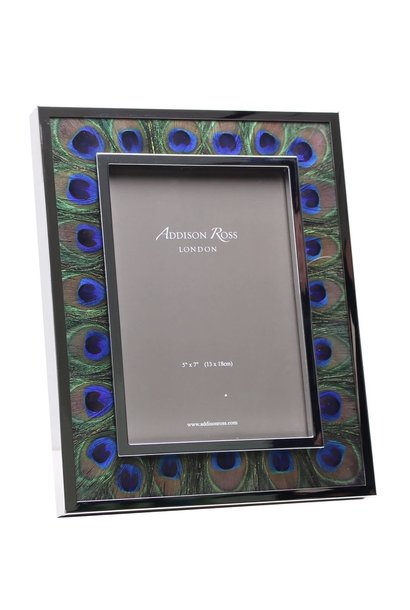 Addison Ross 5x7 Peacock Green Silver Frame