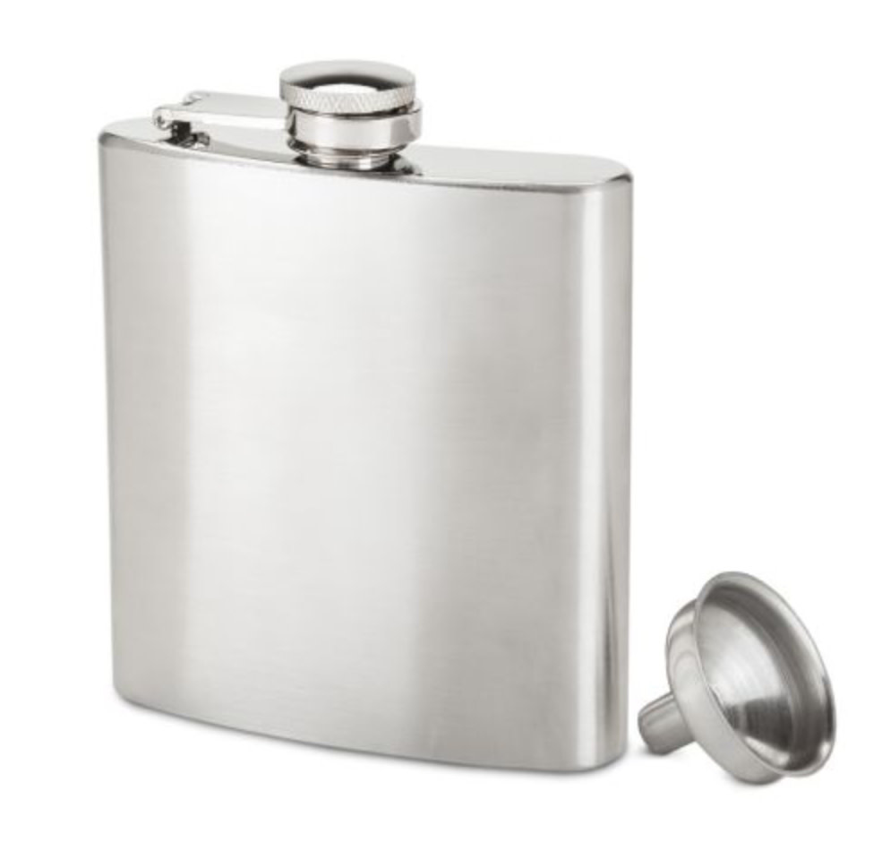 True Stainless Steel Flask 6oz-1