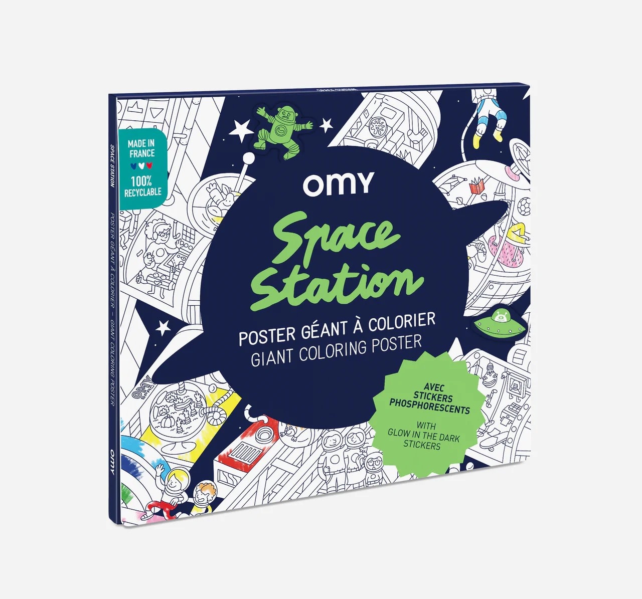 OMY Space Station Poster with Stickers-2