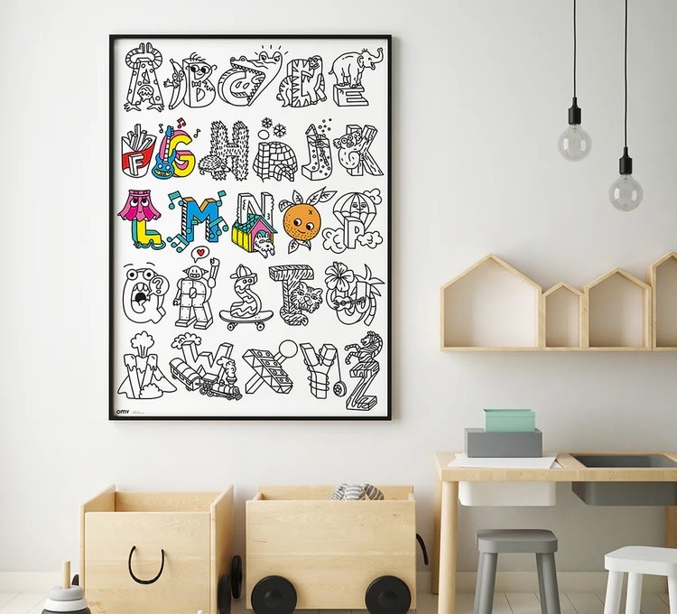 OMY Giant Colouring Poster ABC-1