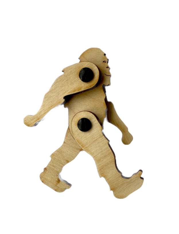 Zootility Wooden 3D Puzzle Toy - Bigfoot-1