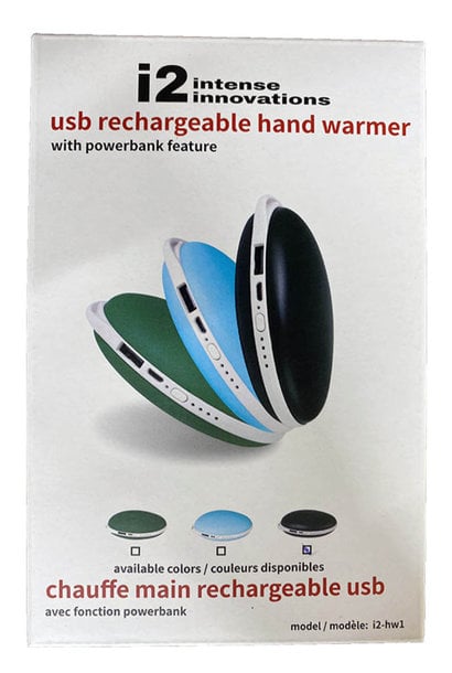 USB Rechargable Handwarmer Blue