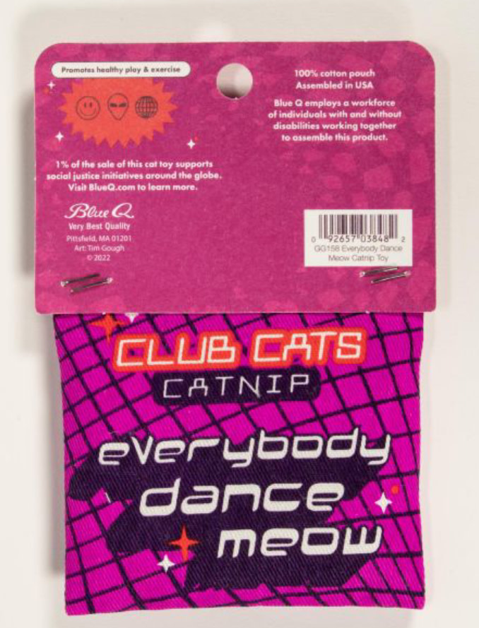 Blue Q Catnip Toy Everybody Dance Meow-2