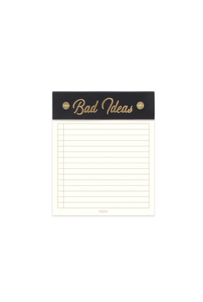 Designworks: "Bad Ideas" Bound Note Pad