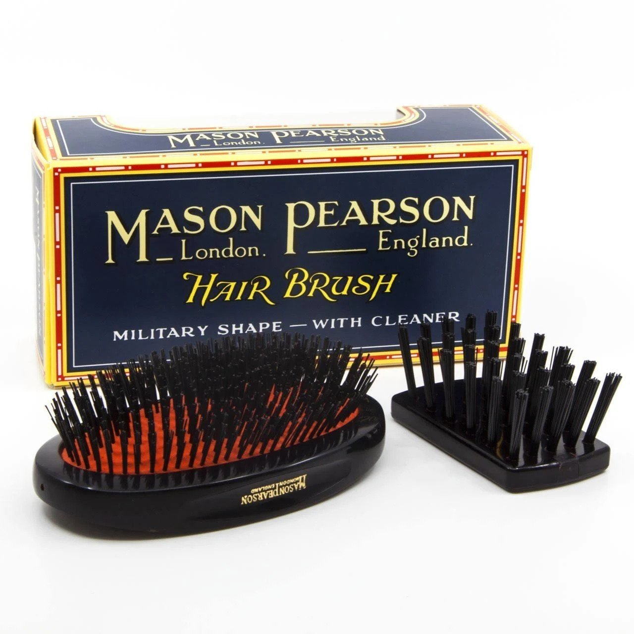 Mason Pearson Large Military (100% Boar Bristle) Dark Ruby-4