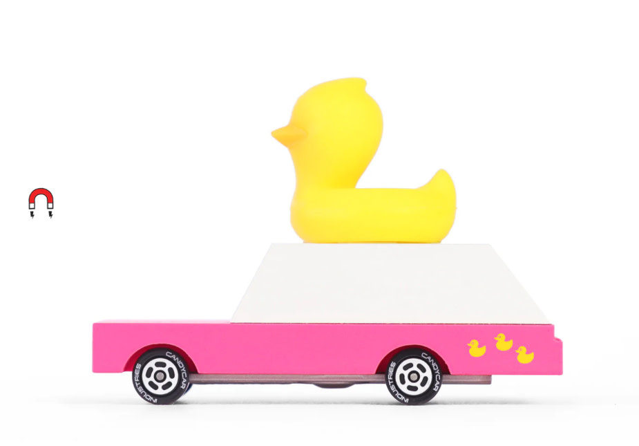 Candylab Candycar Wagon Pink/Yellow Duck-1