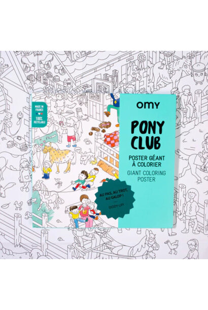 OMY Giant Poster Pony Club