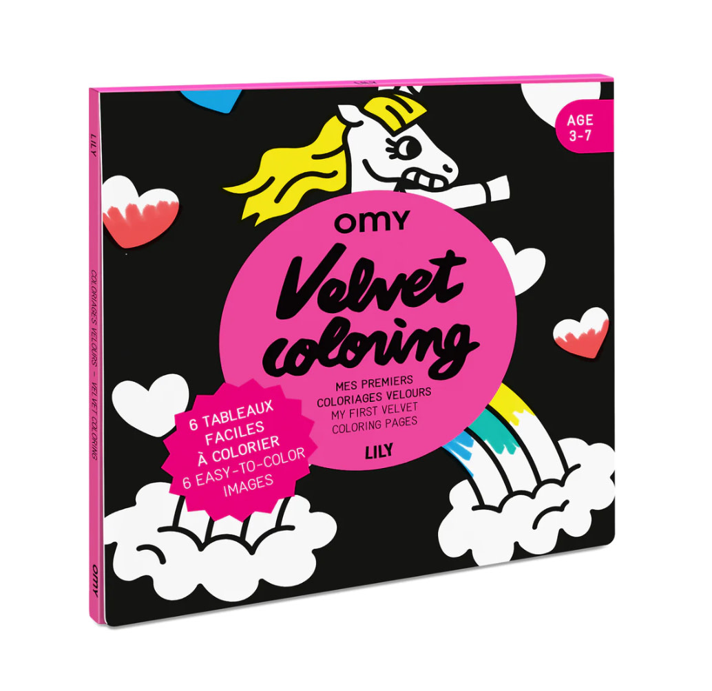 OMY Velvet Colouring Unicorn-1