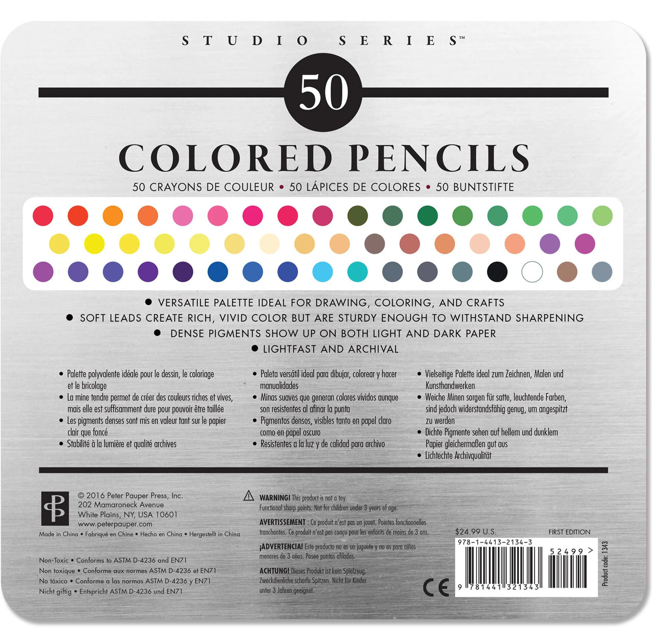 Studio Series Deluxe Coloured Pencil Set (50)-2