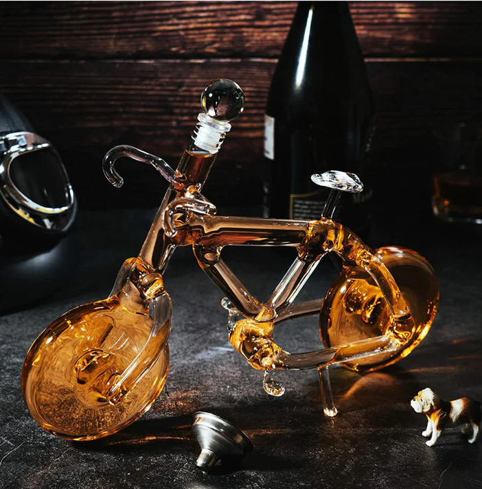 Wine Savant Bicycle Decanter-4