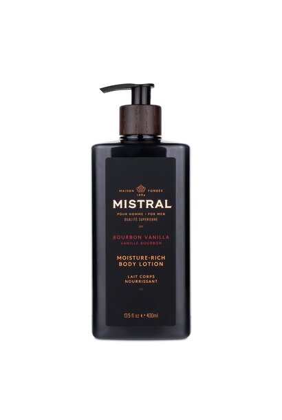 Mistral Men's Body Lotion Bourbon Vanilla