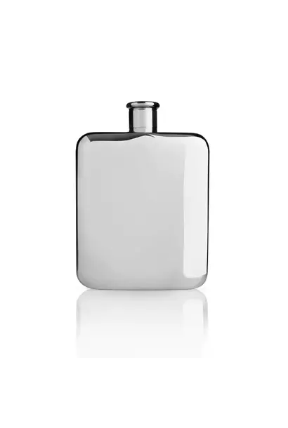 Viski Silver Flask