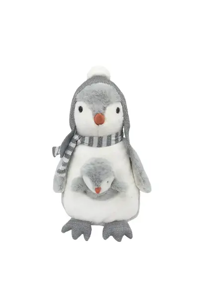 Mon Ami Pebble The Penguin and Baby Plush Toy