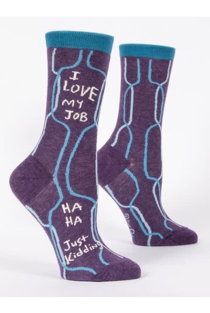 Blue Q Women’s Socks I love my Job