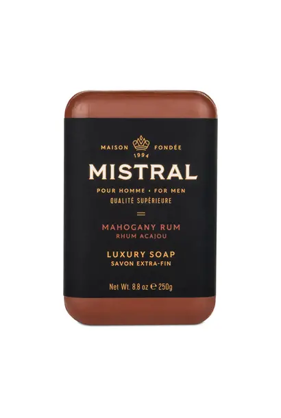 Mistral Bar Soap 250g Men's Mahogany Rum