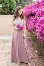 Space46 Kelly Maxi Skirt - Mauve (FINAL SALE)