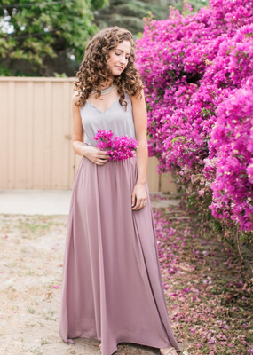 Space46 Kelly Maxi Skirt - Mauve *Fits Small*