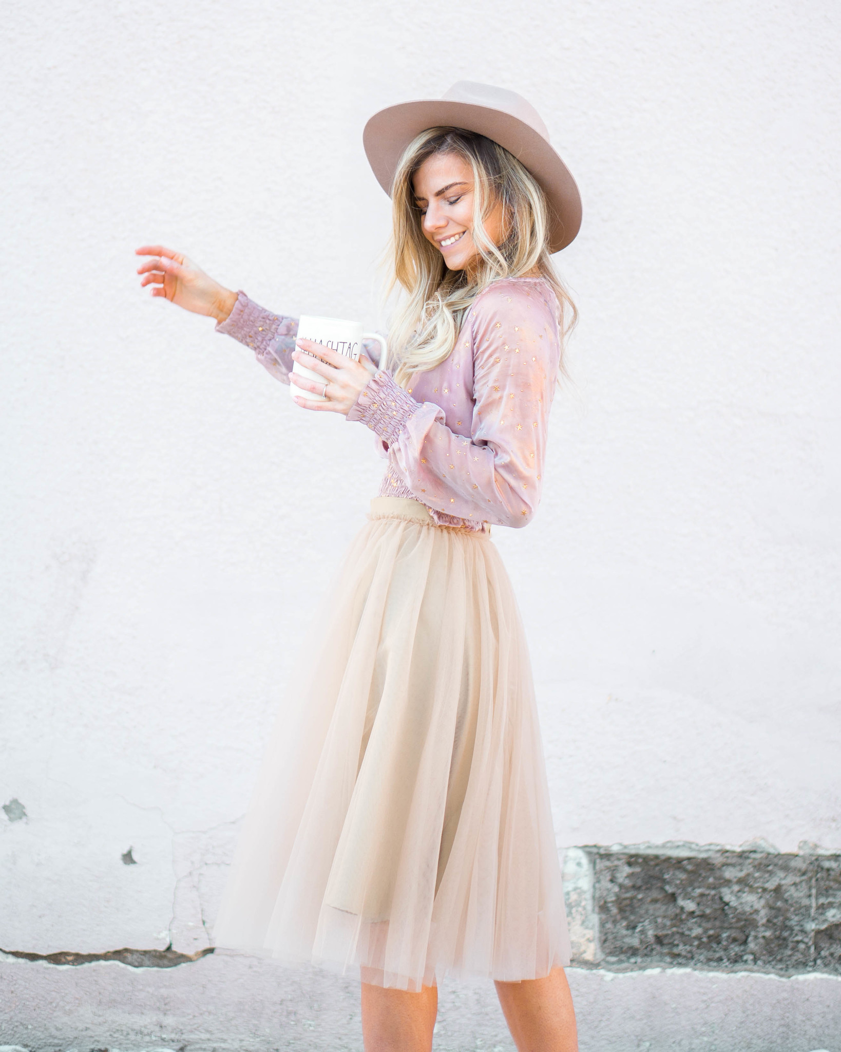 Adrian Soft Tulle Skirt - Coffee - Adorn Boutique