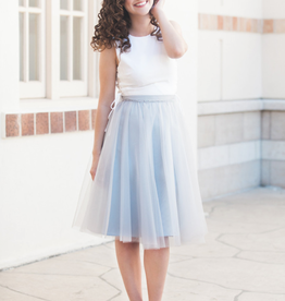 Space46 Adrian Soft Tulle Skirt - Grey *Only One Left - Small**Fits Small*