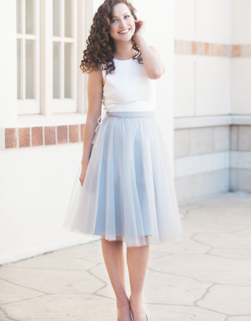 Adrian Soft Tulle Skirt - Coffee - Adorn Boutique