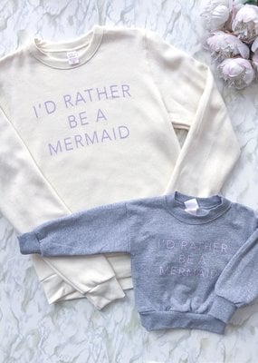 Adorn Collection Clothing Adorn Collection Kids - I'd Rather Be A Mermaid Sweatshirt