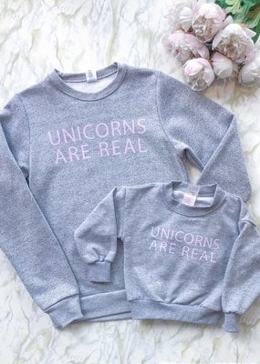 Adorn Collection Clothing Adorn Collection Kids - Unicorns Are Real Sweatshirt