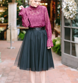 Space46 Soft Wendy Tulle Skirt - Black