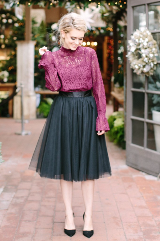 Tulle Skirt - Black - Adorn Boutique